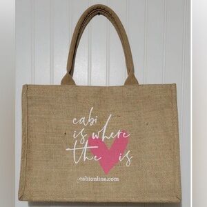 Cabi Natural Jute Tote